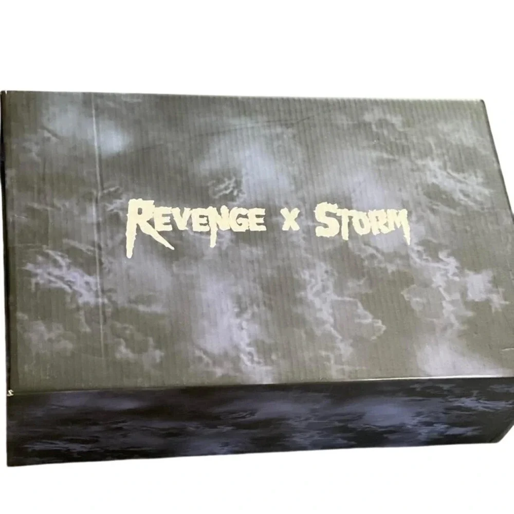 Revenge x Storm Vol 2 Hi Top Black Flame Skate‎ Shoes Mens Size 11 New